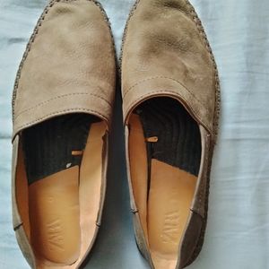 Men's Zara espadrilles brown size 9